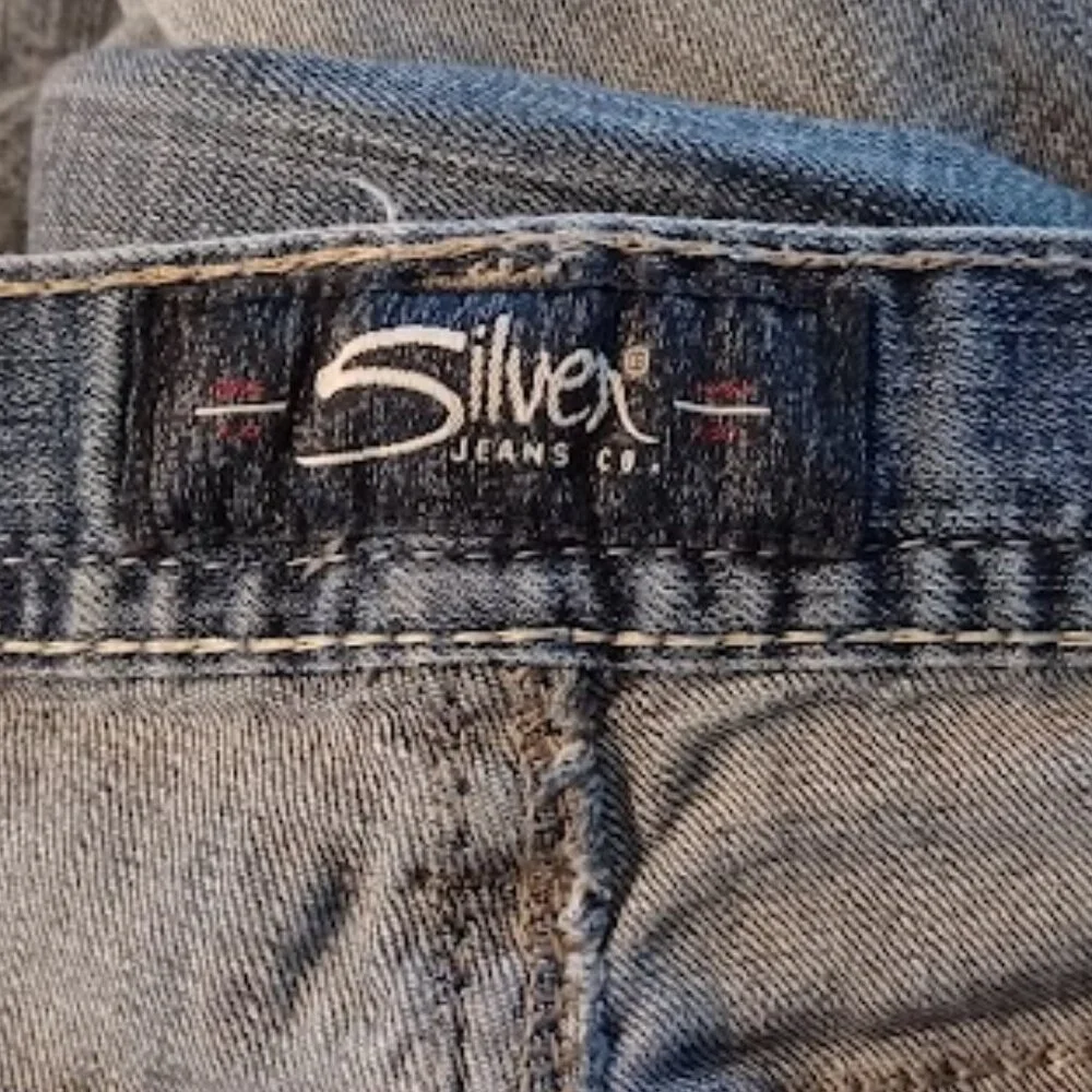 Silver Jeans Co. Men's classic straight relaxed stretch jeans, W36/L36 - Picture 2 of 9